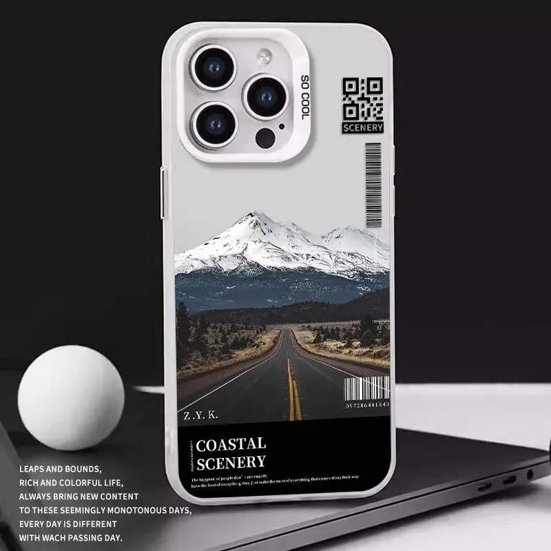 حافظة لهاتف هواوي هونور 400 200 ماجيك 7 لايت 90 5G 5 Pro 70 50 X9D X7D X6C X6B X9B X7B X8A X7A X9A X9 حافظة هاتف بمناظر طبيعية على الطرق الجبلية