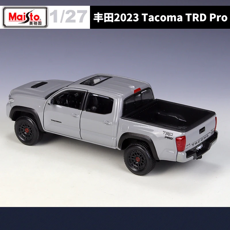 1:27 Toyota Tacoma TRD PRO 2023 Alloy Car Diecasts & Toy Vehicles Car Model Miniature Scale Model Car Toys For Children