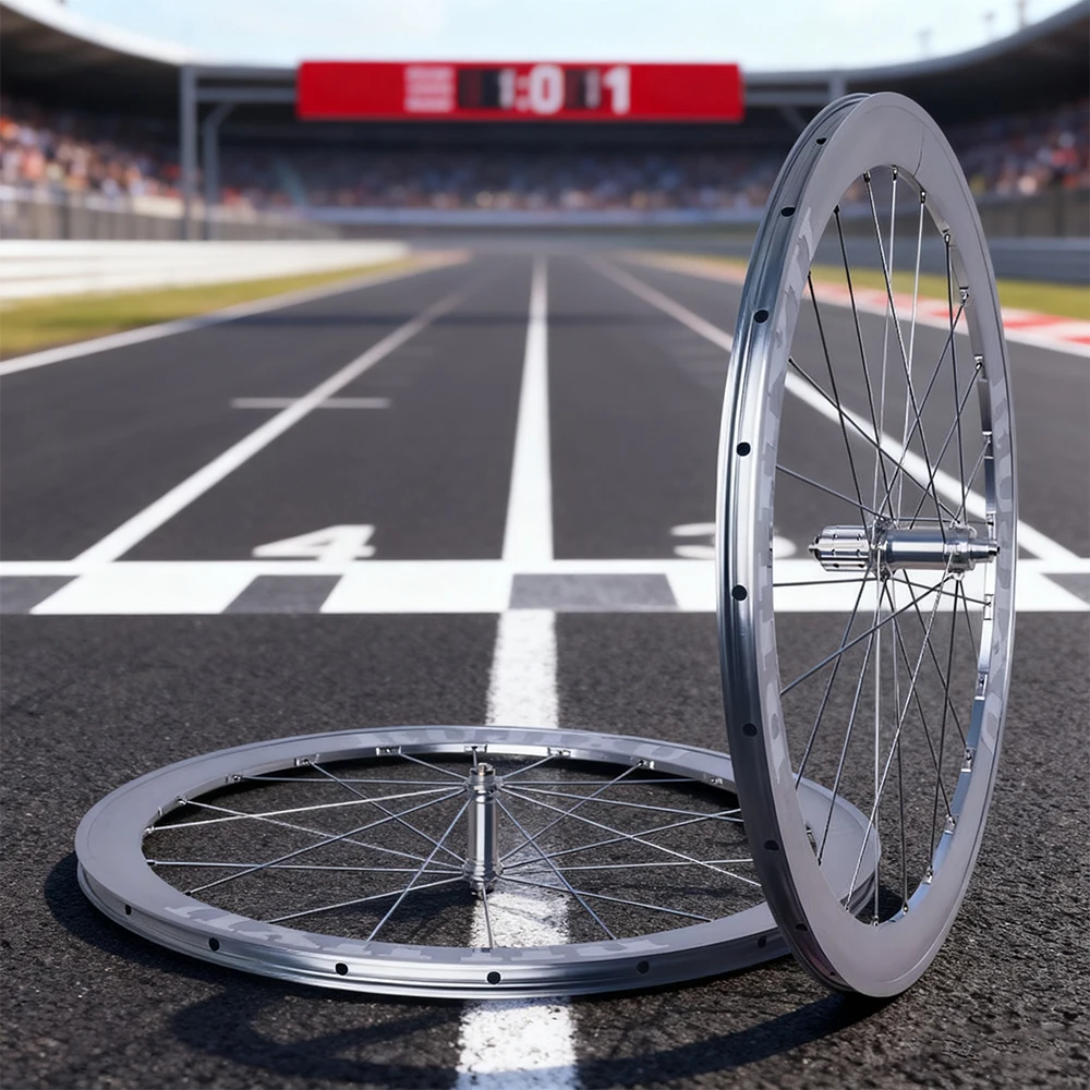 

60T ratchet Silver 700C ultra-light frame height 30/40/50mm road wheel group V/C brake bearing road wheel set