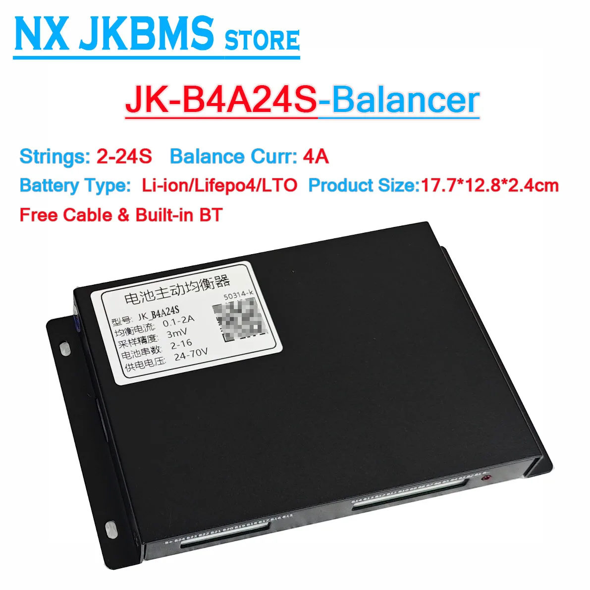 Jkbms Balancer B2A16S 2a JK 2s 16S 24s 4a Active Smart B4A24S DZ08 11 Bt for LI ION Lto Lfp Bms 8s 13s NX JKBMS Equalizer B2A24S view 6