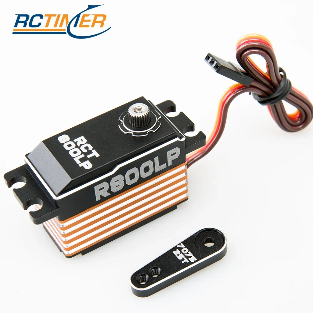 Rctimer R800LP Low Profile High-Torque 8.4V Brushless Servo 800oz-in