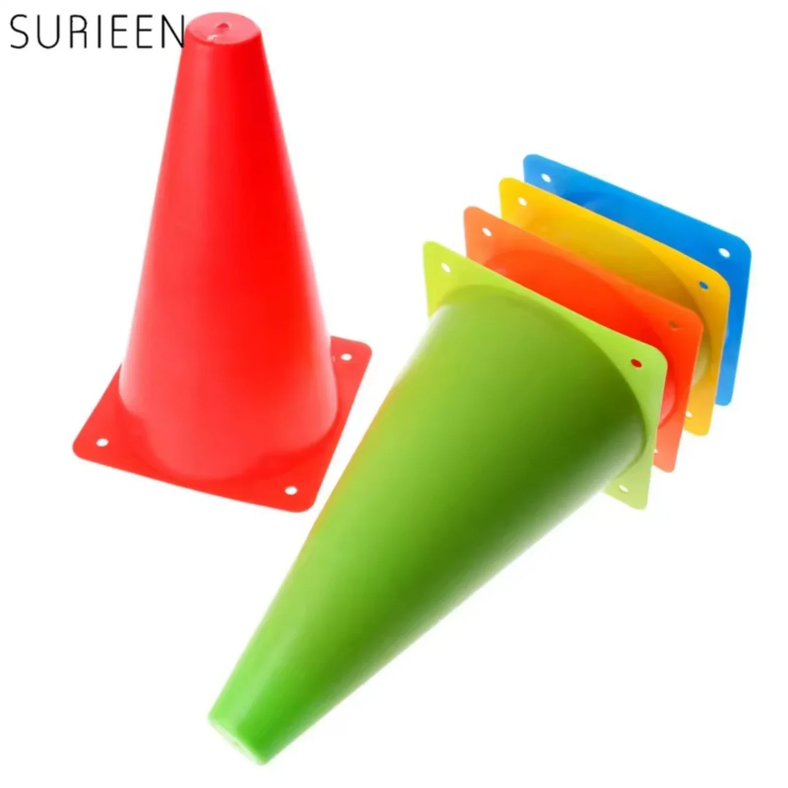 1Pc 23cm Sports Agility Cone Marker Cones Road Traffic Speed Marker Safety Soccer Football Training Marker Red/Yellow/Blue/Green