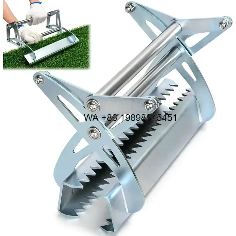 Wmwmnu for Custom Artificial Turf Installation Tools No Assembly Dual-Handle Sharp Claws Galvanized Steel Turf Puller