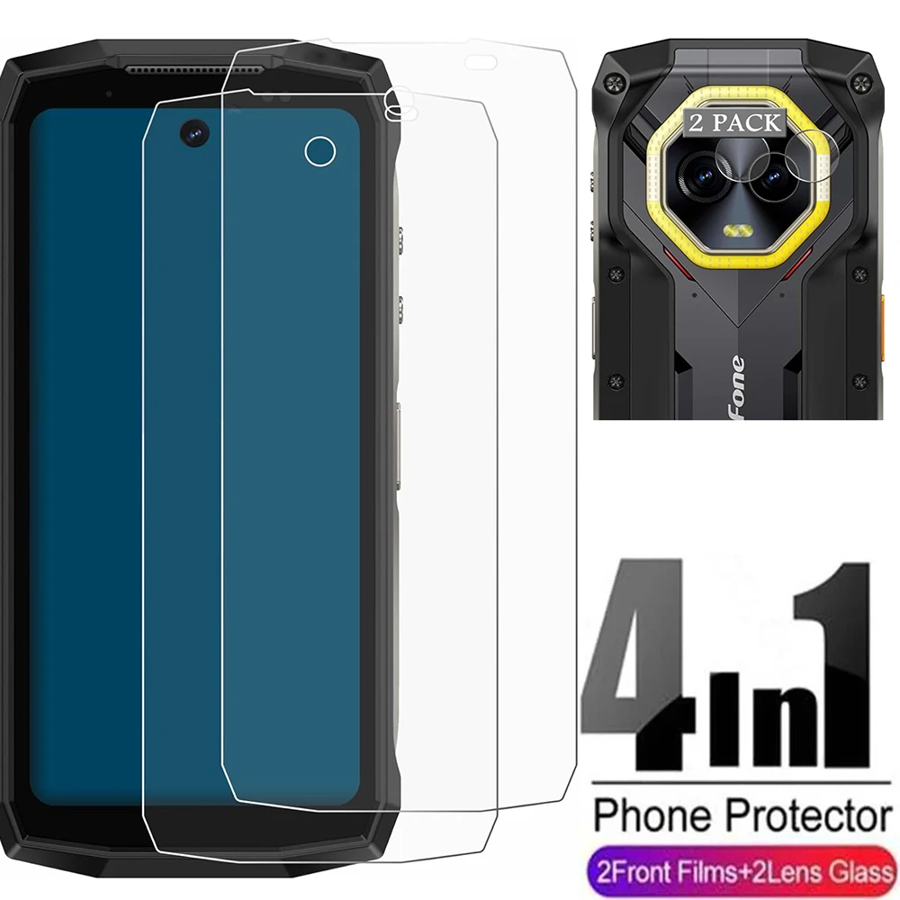 Protective Glass Cover For Ulefone Armor Mini 20 Pro 4.7" Tempered Glass Screen Protector For Armor Mini 20T Pro Soft Camera