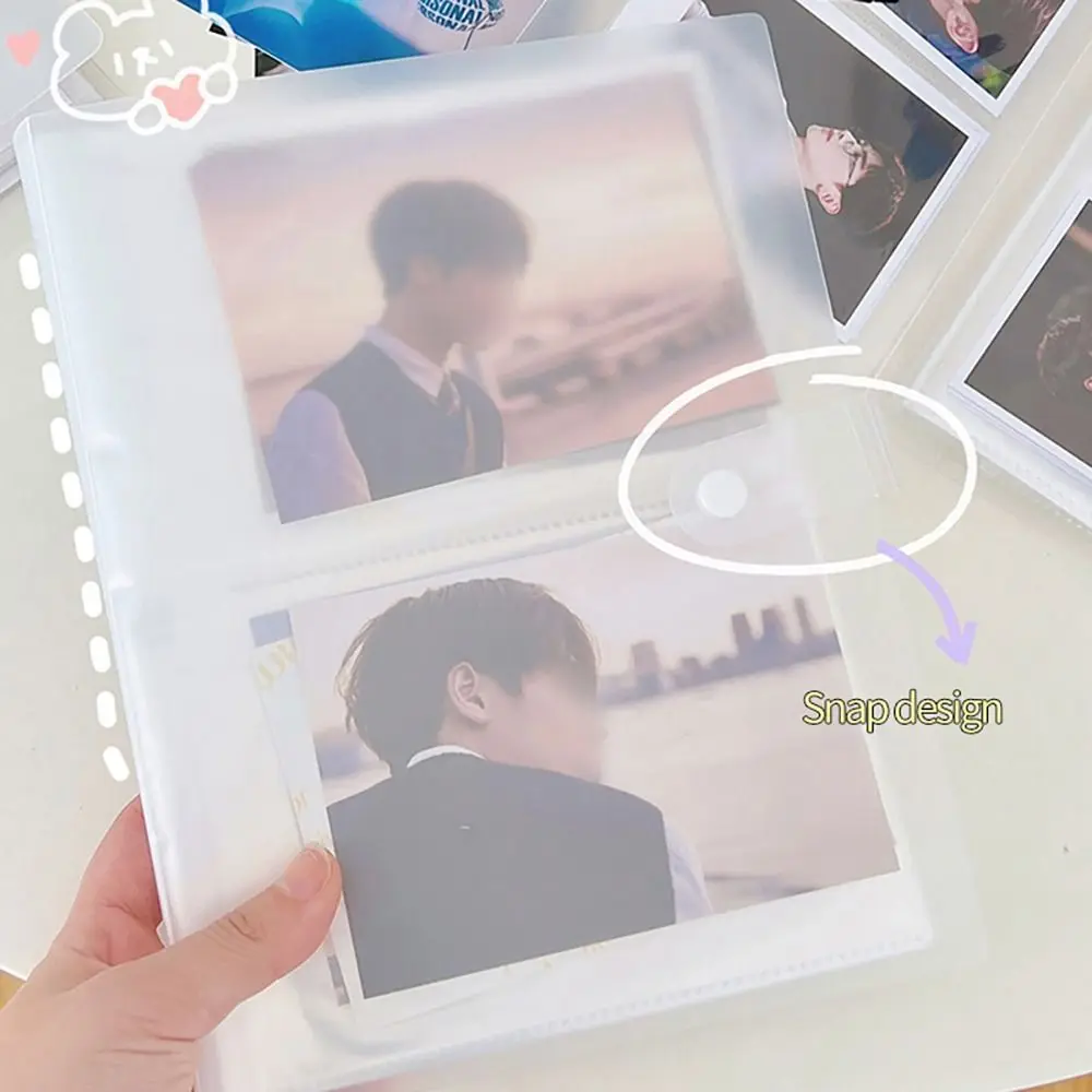 Creative Collect Book Photo Album 80/160 Slots PVC Picture Card Holder 3/4/5/6 Inch Transparent Photocard Holder Idol Star