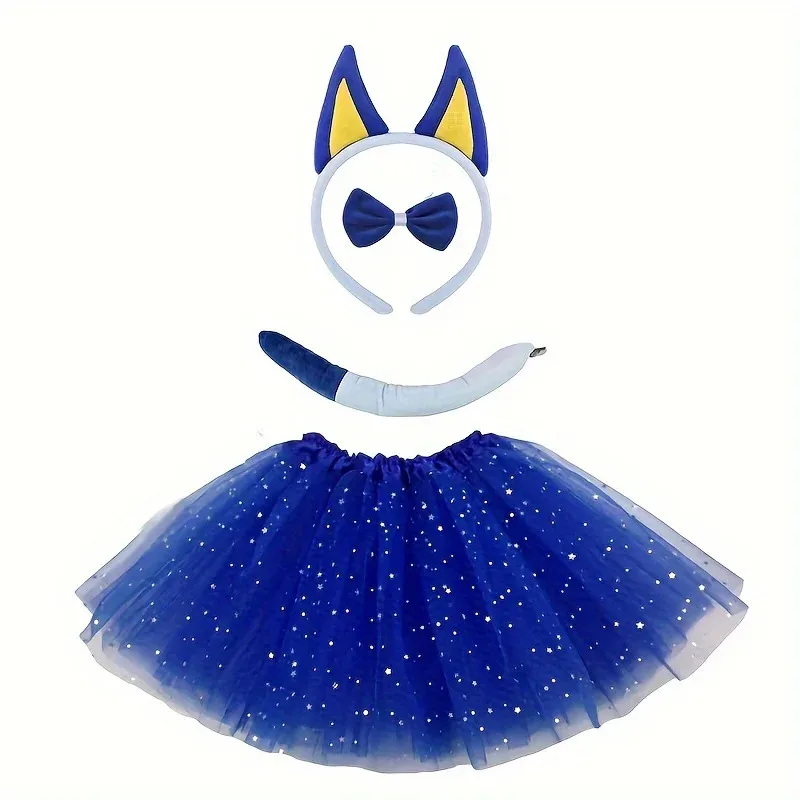 

5PCS Dog Ears Headbands,Halloween Animal Headwear Cosplay Costume Accessories Birthday Party for Adult