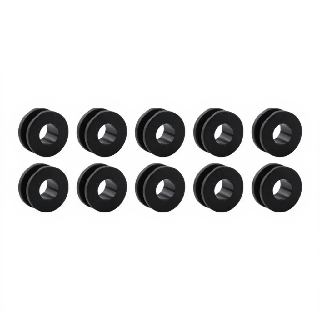 10 Uds. Carenados de junta de arandelas de goma para MOTO para Honda Suzuki CBR GSXR Ninja ZX YZF-cubierta lateral protección de goma