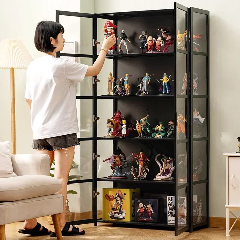 Portable Figure Display Cabinet Acrylic Display Stand Non-Glass Product Shelf Model Toy Cigarette Cabinet Display Cabinet