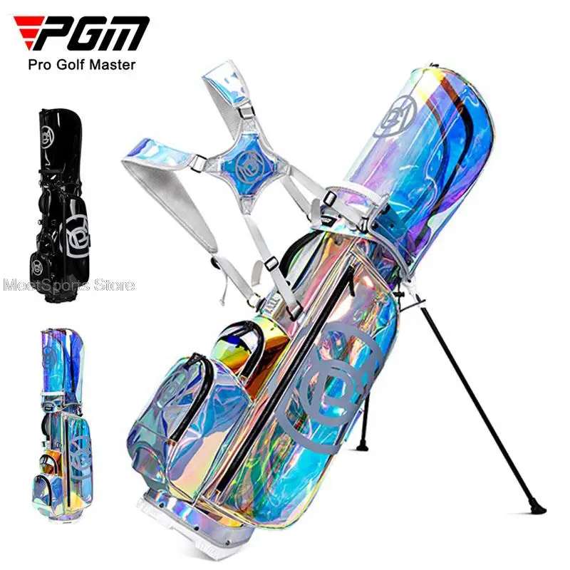 Pgm Women Golf Bracket Bags Colorful Golf Gun Pack Waterproof Lightweight Golf Standard Ball Bags Put All Sets Clubs Men Women