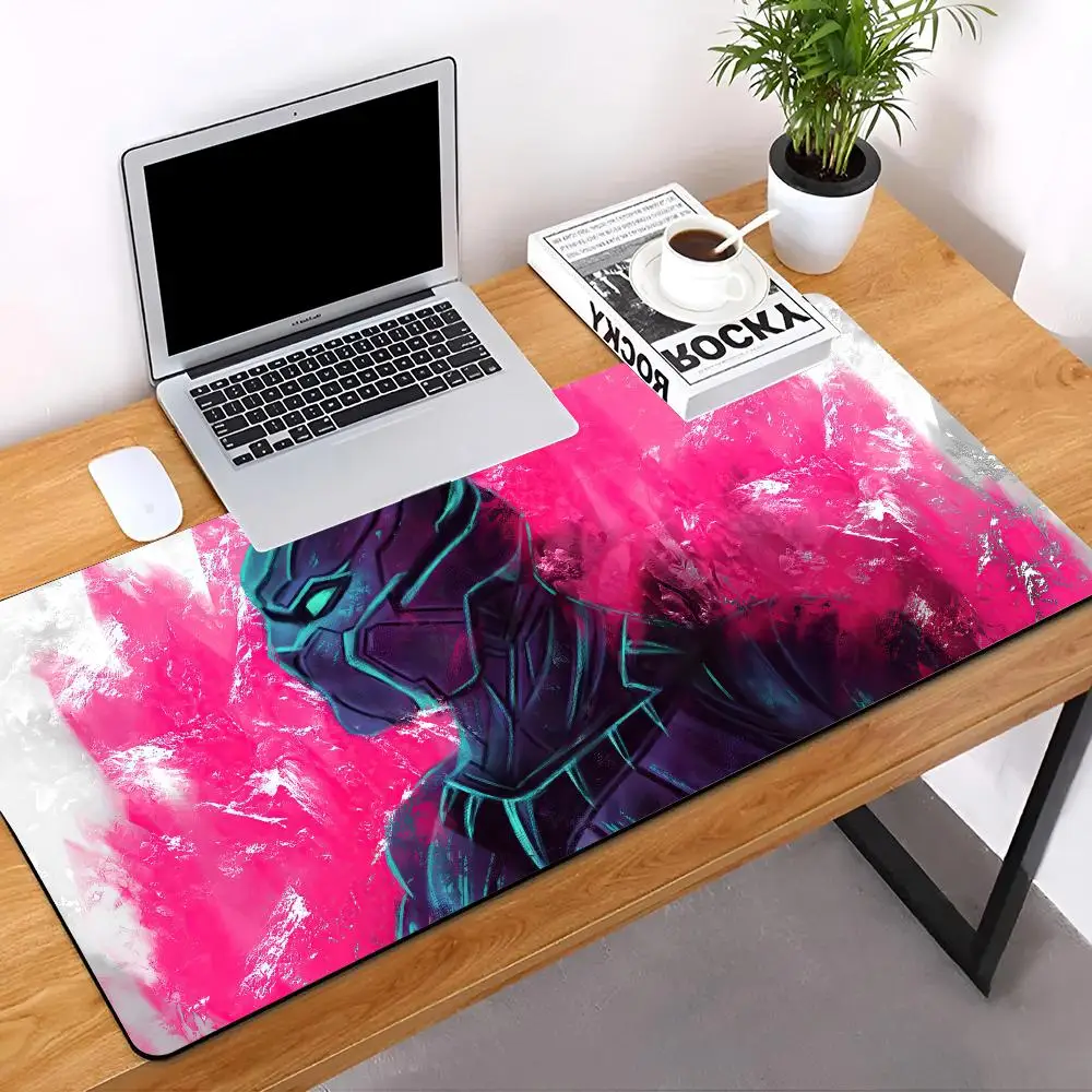 

Marvel Black Panther MINISO Mouse Pad E-sports players Desk Mat With Pad Gaming Accessories Prime Gaming Keyboard Pad XXL 90x40c