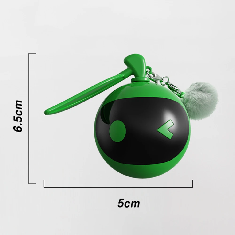 New 2.5inch Automatic Cat Ball with Ball Pendant Lighting Electric Pet Ball Silent Automatic Avoidance Cat Toy Hide and Seek Toy