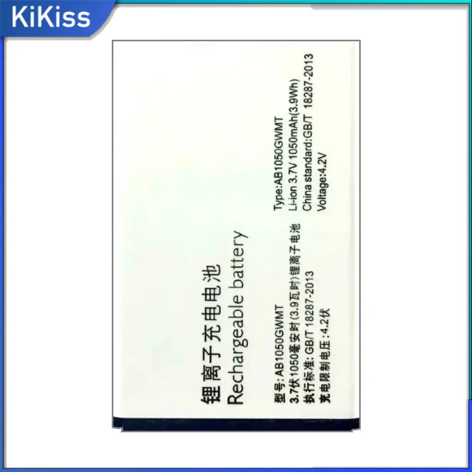 

Для Philips E103 E106 E255 AB1050GWMT стабильный аккумулятор мобильного телефона 1050 мАч высокая совместимость