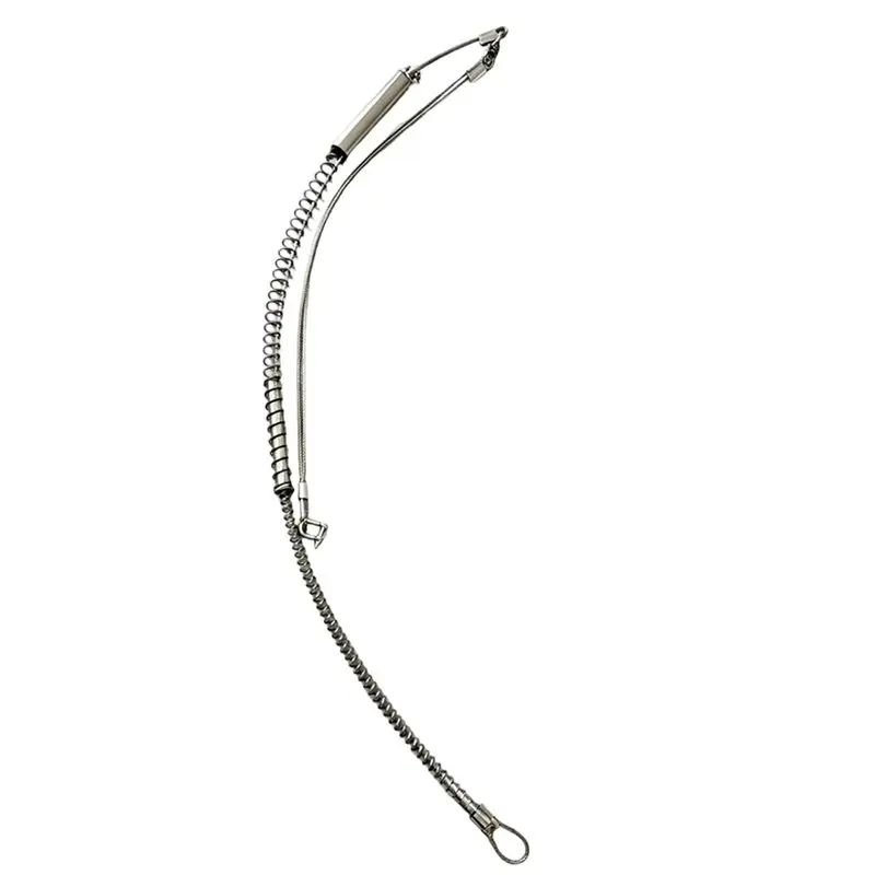 AB34-Fruit Tree Branch Pulling Shade Net Fencing Tensioning And Fixing Cable- Double-Headed Chain Spring Buffer Steel Wire Rope