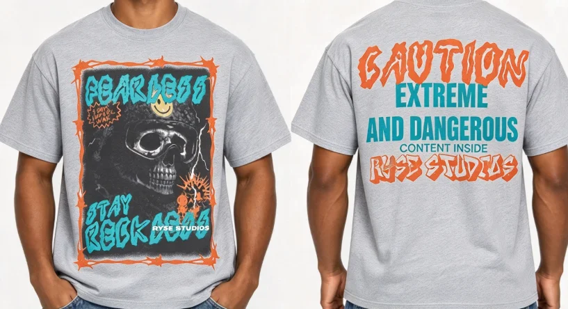 2026 new Best-Seller Trending Skull Graphic Oversized Short Sleeve T-Shirt, Streetwear Enthusiasts Daily Wear Item