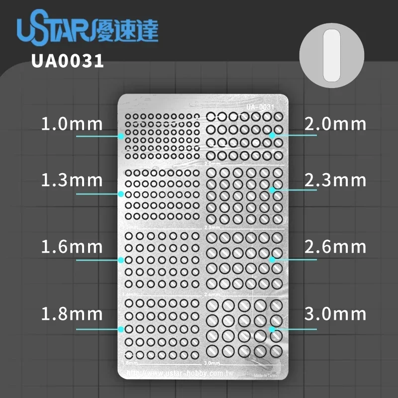 Ustar modelo ferramentas UA-80031 ~ 80061 modelo peças de gravação modelo ferramentas de construção peças de modificação para modelador acessórios diy