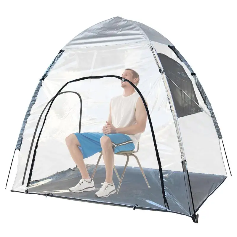 

Sports Tent Transparent Folding 2-3 Person Portable Tent Outdoor Windproof Quick Opening Tent Weatherproof Tents for Camping