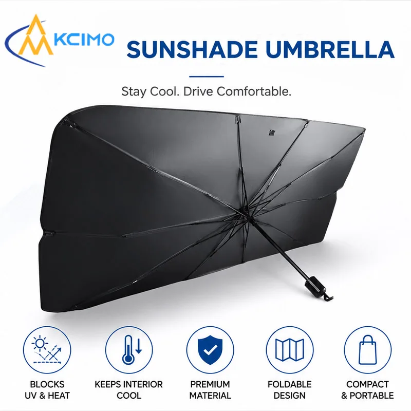 Foldable Car Windshield Sunshade Umbrella UV Heat Insulation Sun Protection Compact Portable Keep Car Interior Cool