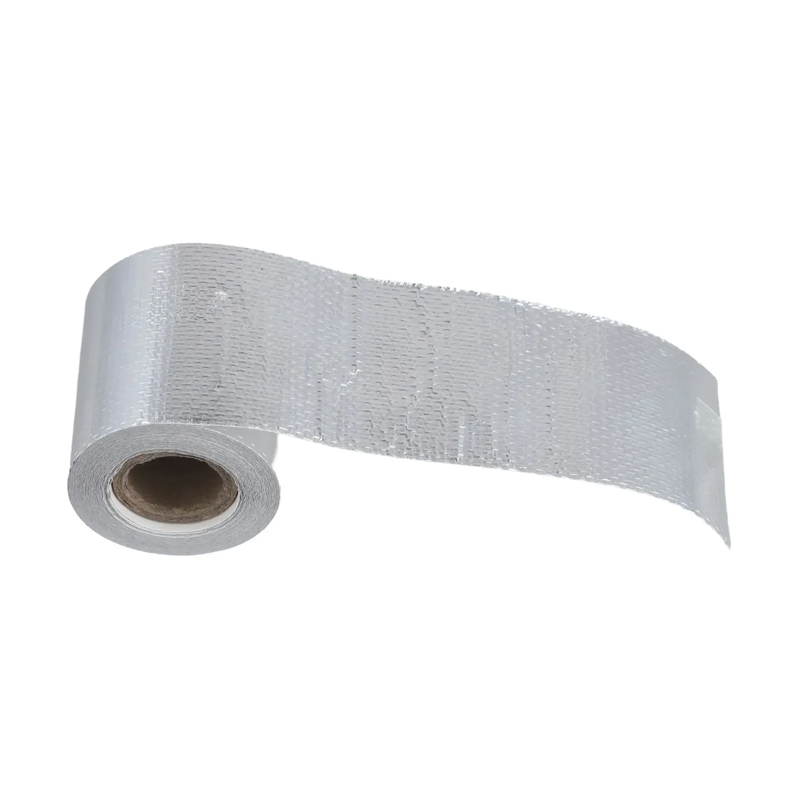 Exhaust Header Wrap Aluminum Foil Heat Shield Tape Abrasion Resistant High-temperature Resistant Oil Spill Resistant 5M*5cm L*W