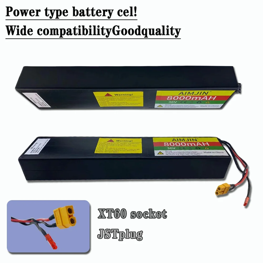 10S3P 18650 Lithium-Ion Battery Pack 36V 8000mAH, Suitable for KUGOO S1/S2/S3 Electric Scooters