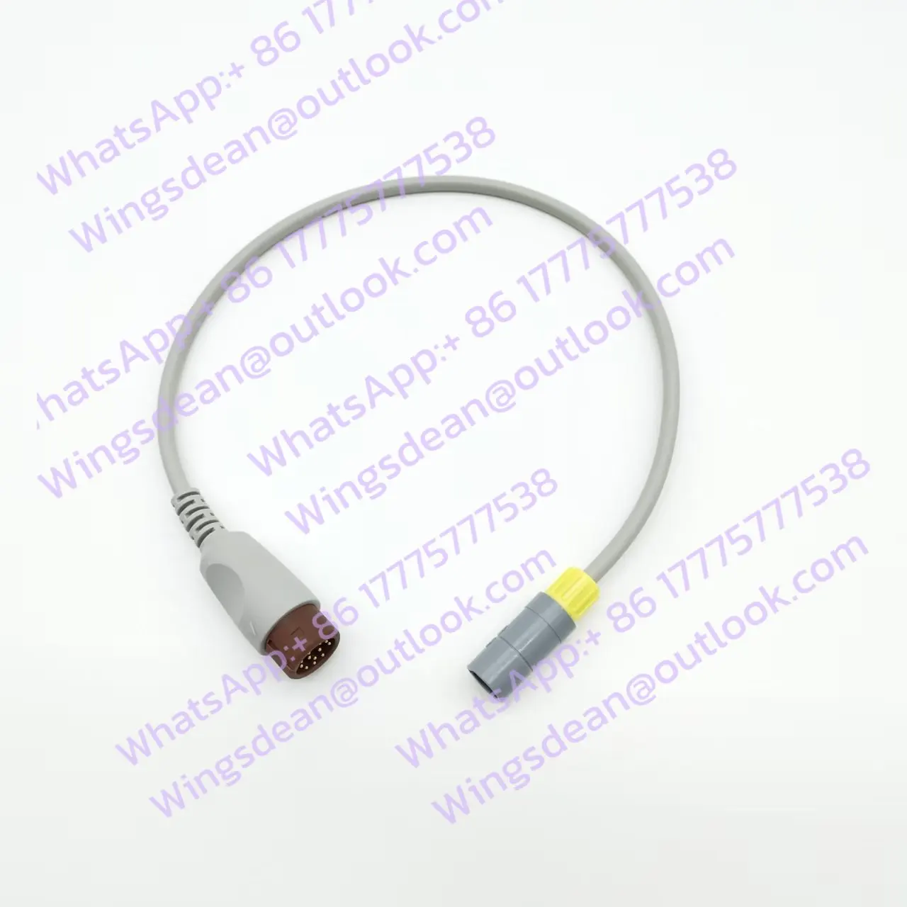Suitable for Mainstream ETCO2 Sensor Adapter Cable 12Pin To 8Pin