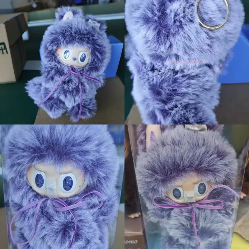 

Hot The Labubu Replica Zimomo Purple Change Doll Anime Figure Vinyl Pendant Bag Accessory Blind Box Children'S Birthday Toy Gift