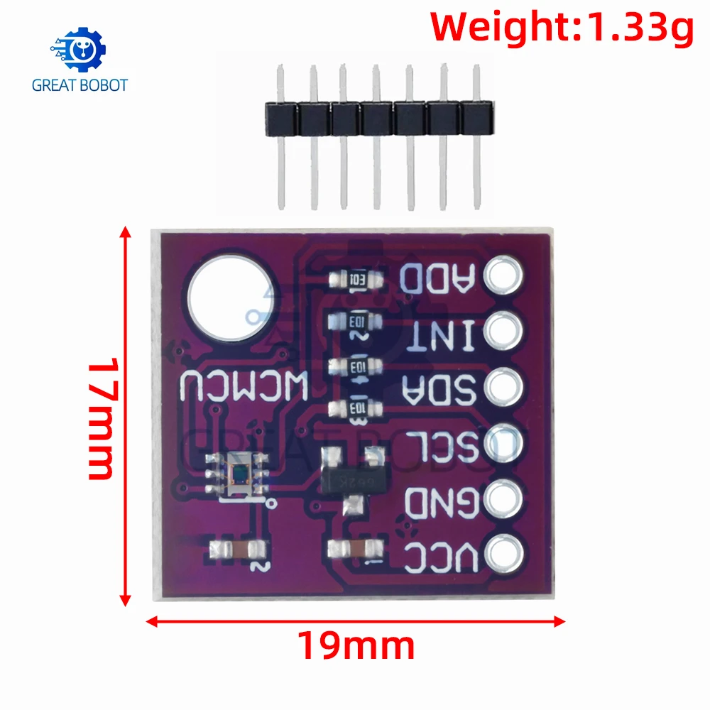 OPT3001 Ambient Light Sensor Module I2C IIC Interface Human Eye Measurement Light Intensity Single Chip Illuminance Meter