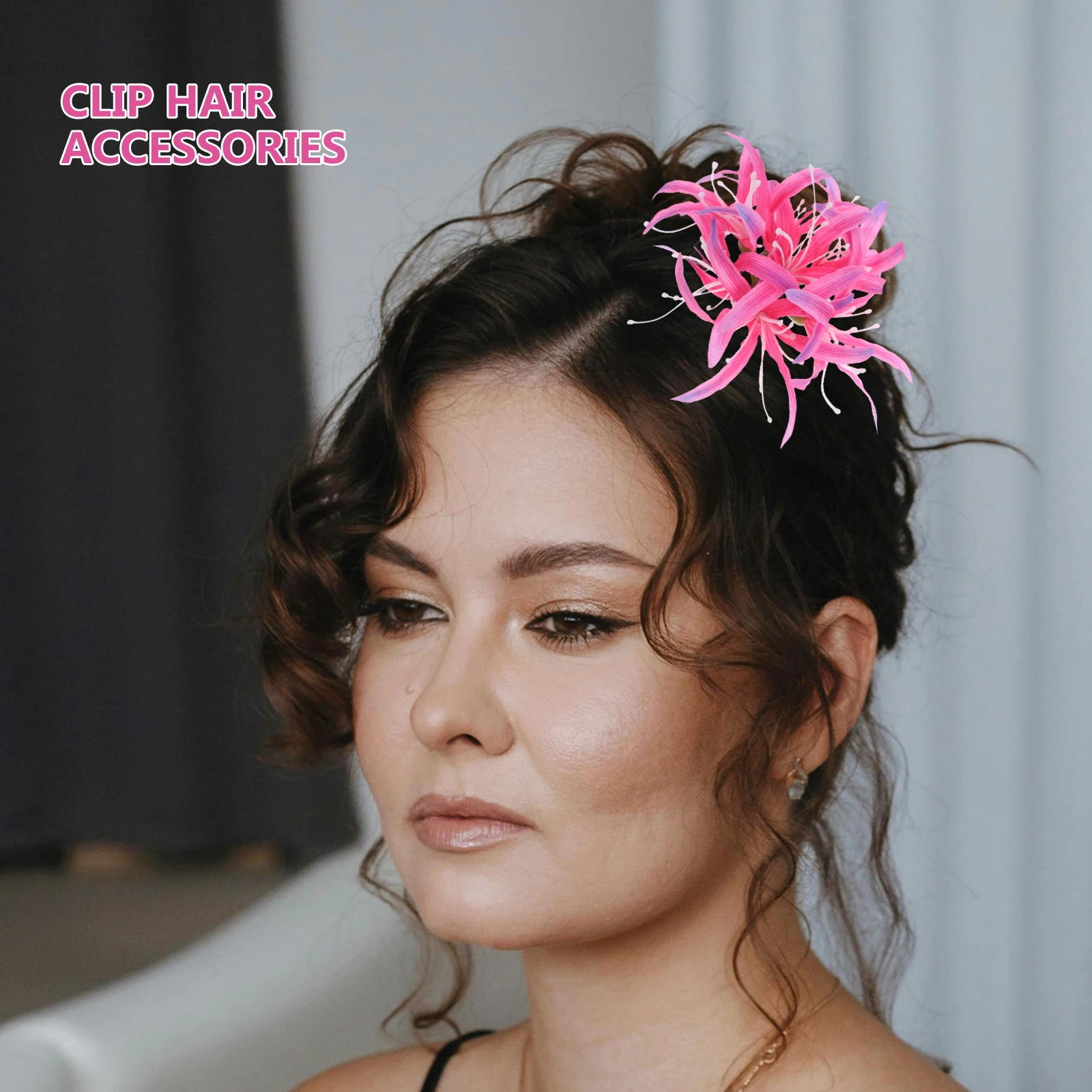 

Flower Girls Barrette Versatile Styling Party Decor Chic Flower Hair Accessory Hair Accessory Hairpin For Girls