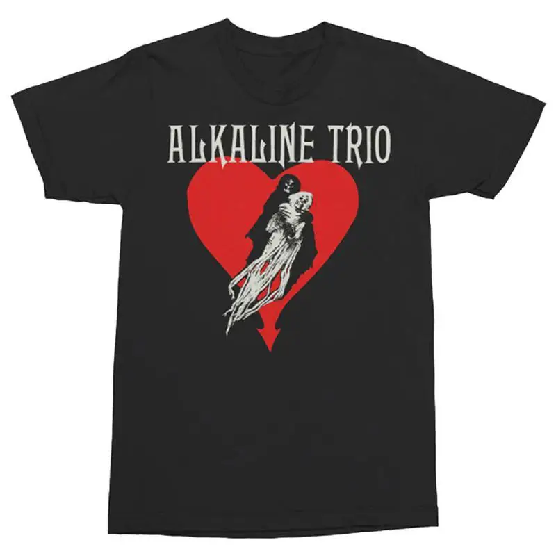 1997 ALKALINE TRIO American Chicago Punk Band High Street Loose-fitting Men's and Women's Straight-cut Short-sleeved Summer