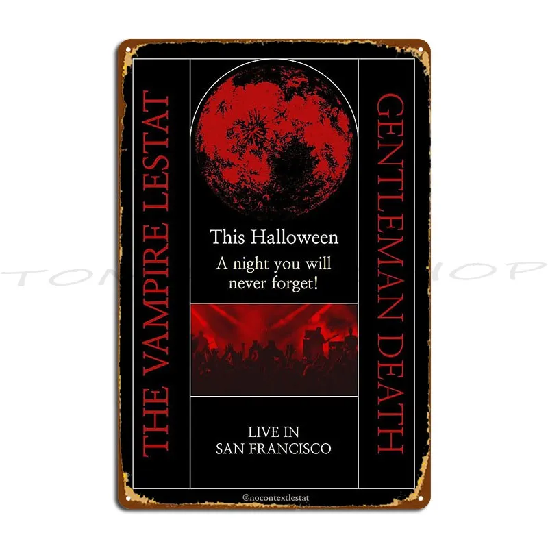 Interview With The Vampire 2x08 Poster Metal Sign Wall Pub Wall Plaque Design Wall Decor Printing  Tin Sign Poster