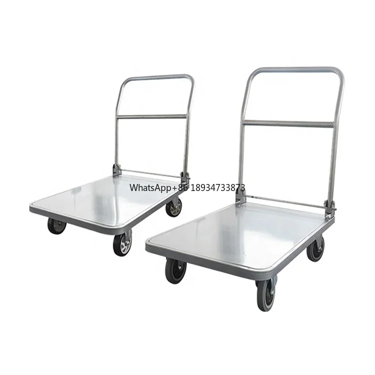 

WBD stainless steel platform trolley heavy load industrial Stainless Steel Trolley Cart