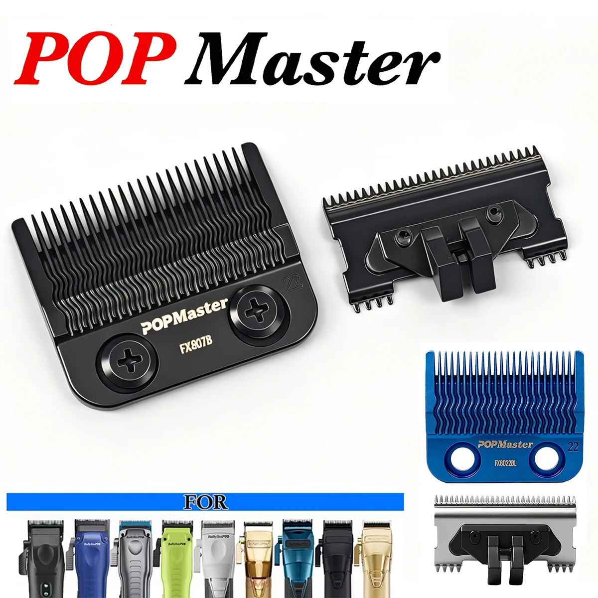 

FX2088BL Professional Accessories FADE BLADE Hair Clipper Replacement Blade Cutter Head Compatible with FX870,FX825, FX673,FX899
