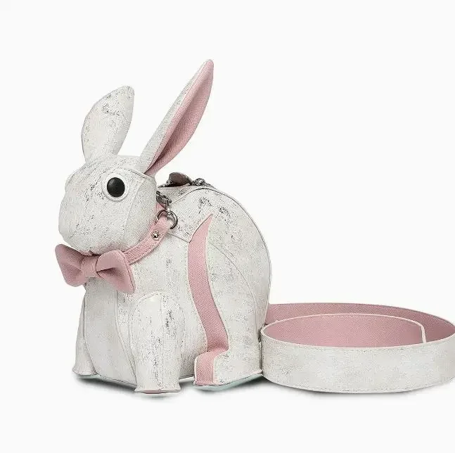 

New Niche Design Cute Rabbit Doll Shoulder Bag Fashion Casual Exquisite Decorative Women's Bag Rabbit Bag