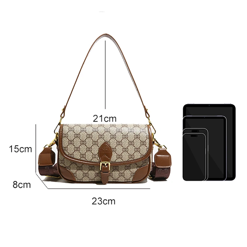 Fashion printed leather women's armpit tote bag shoulder bags crossbody bags handbag bolsos de mujer designer luxury bag bags