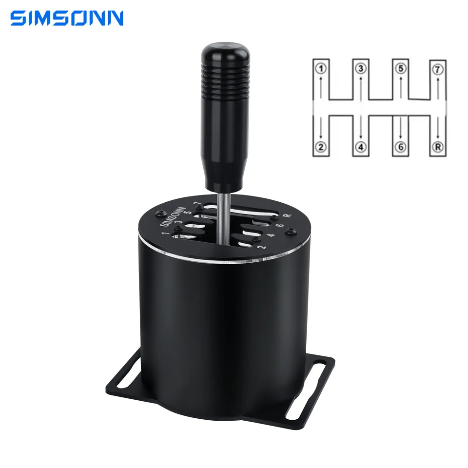 SIMSONN Sim Racing Gear Shifter 7+R Magnetic Induction Driving 