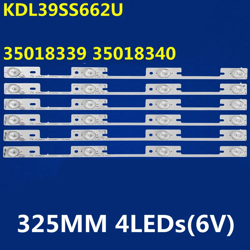 

New 60PCS 4LEDs(6V) LED Backlight Strip KDL40SS662U KDL39SS662U 35018339 35018340 KDL40MT627QN