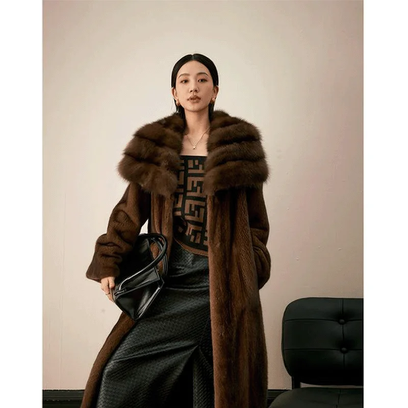 Fangtai 2024 Brooklyn Fashion luxury Natural Real Fox Fur Coat Women Fur Coat Jacket For Women Winter Warm Female Vest Plus