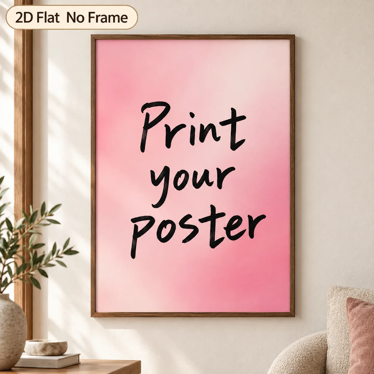 Custom Your Posters Custom Family/Pet Photo Canvas Printing Wall Art Home Wall Decoration Cozy Room Decoration Birthday Gift