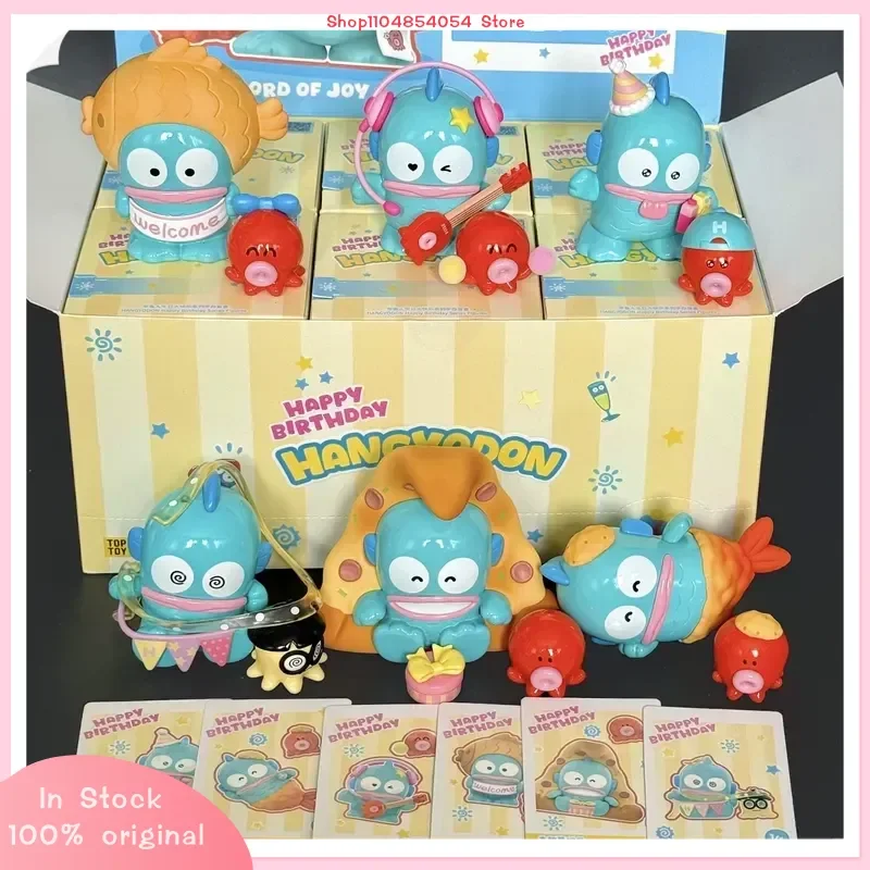 

100% Original Hangyodon'S Happy Birthday Series Blind Box Handmade Cartoon Decorative Ornaments Birthday Gift Collect Toy