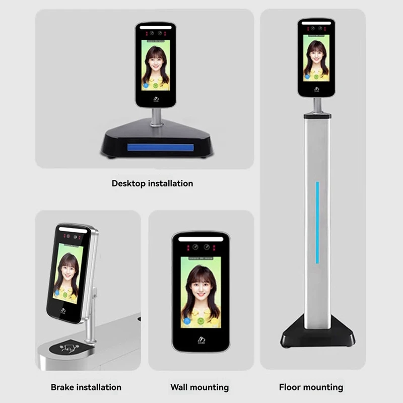 Tuya Smart Life Wifi Dynamic Face Recognition Access Control TCP/IP Time Attendance System Facial Reader Waterproof