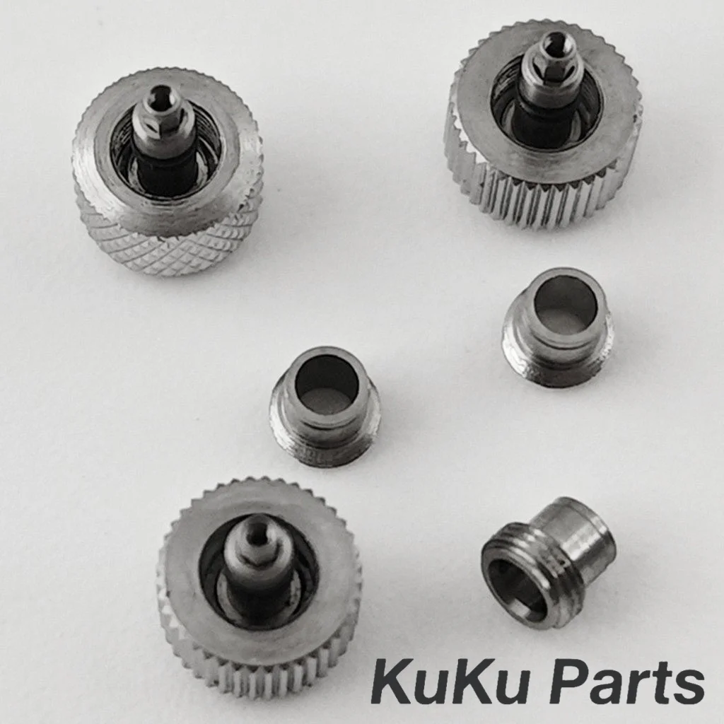 NH35 S Kronen SKX007 SKX009 Uhr Kronen Fit für NH34 NH35 NH36 4R35 4R36 Uhrwerk Silber Uhr S Kronen Uhr Teile Ersatz