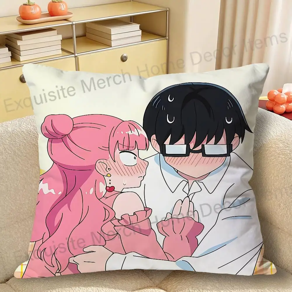 You and I Opposites S-Suzuki T-Tani Various Sizes Square Pillow Case For Car Home Bedchamber Decor Custom Valentine gift