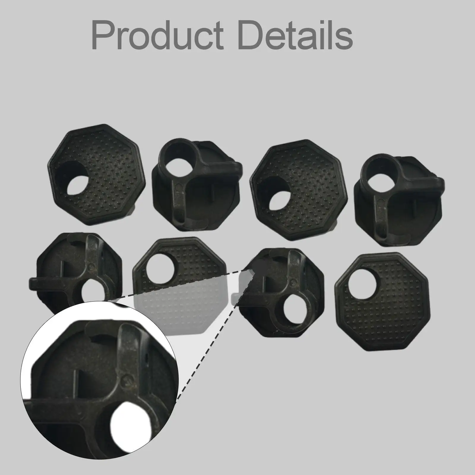 

Набор для ремонта соединителей для кемпинговых стульев (8 штук), черный, усиленный, для рыбалки, сада, табуретов и газона.