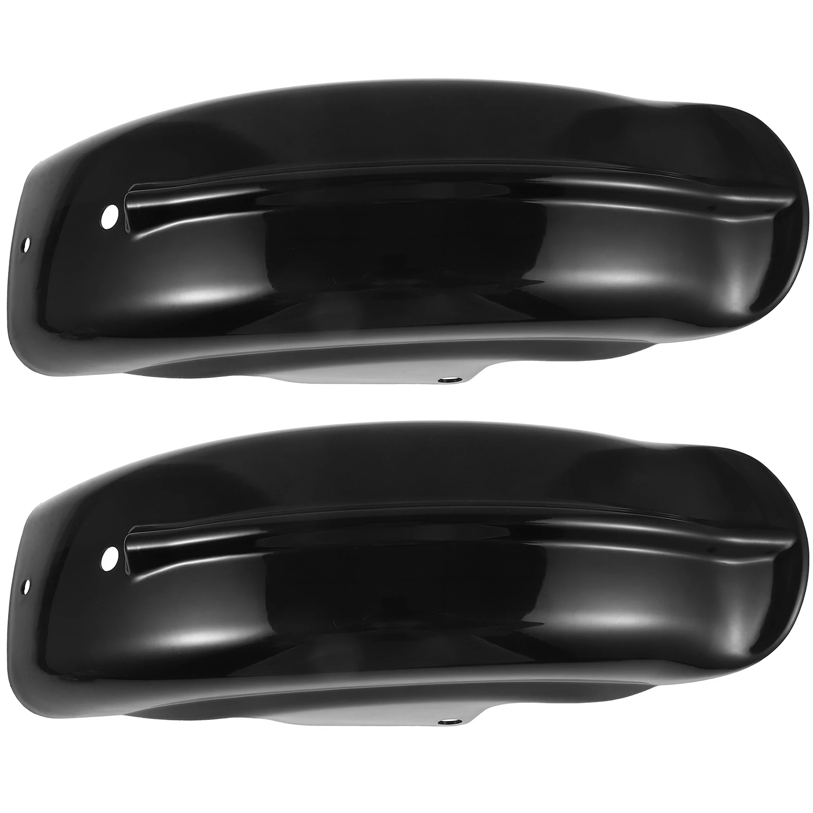

2pcs Rear Mudguard Accessories Durable Splash Guard Wheel Protectors for Motorcycle Plastic Outdoor Cover Flap Mudguards