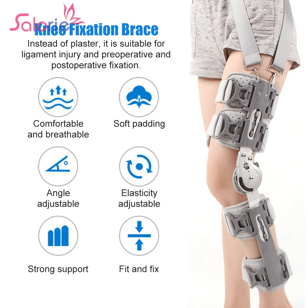 

Adjustable Medical Grade Professional Hinged Knee Leg Brace Support For Arthritis Relief Joint Pain Meniscus Tear Post Surgery