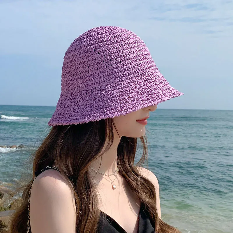 2023 Straw hat Summer Hats For Women Fashion chapeu feminino outdoor Sunhats gorros Visors Panama hat beach hats Travel Fedoras