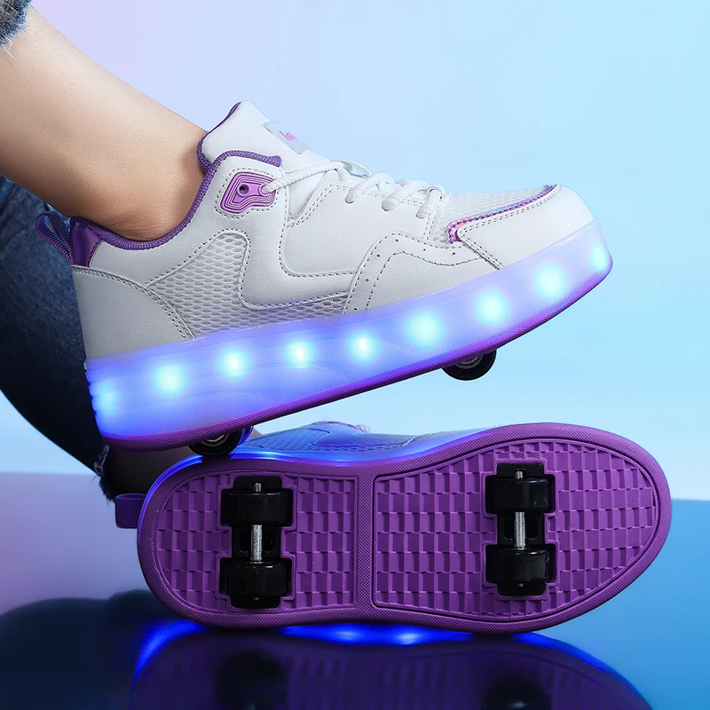 

Heelys Collection: Boys' 4-Wheel Retractable, Students' Transformable, Girls' Fly Shoes & Adult Heelys