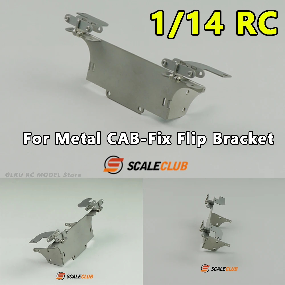 SCALECLUB Model CTZJ-IVC-1 for 1/14 metal car head rotating bracket for fixing CAB flip bracket upgrade modification DIY parts