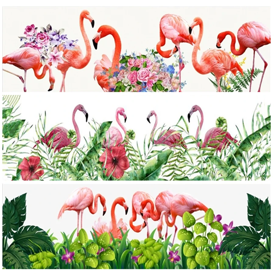 

Big Size Birds Flamingos DIY 5D Diamond Painting Full Drill Square Embroidery Mosaic Art Picture of Rhinestones Home Decor Gift