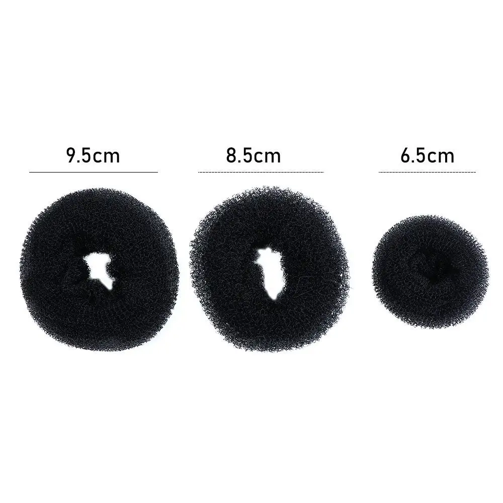 Female Easy Big Ring Donut Magic Foam Sponge Korean Style Ponytail Holder Hairstyle Tools Bird's Nest Bun Maker Women Hair Ring