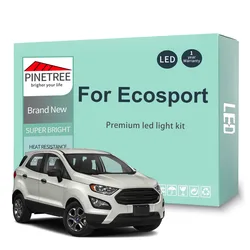 12Pc Car Led Interior Light Kit For Ford Ecosport 2018 2019 2020 2021 2022 LED Bulbs Dome License Plate Lamp Canbus
